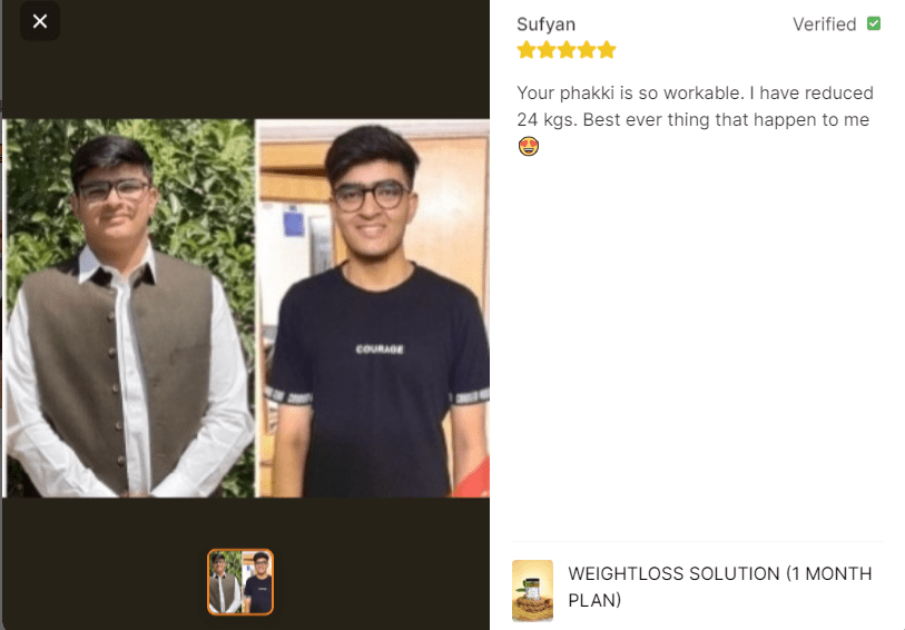🌿 Weightless Solution 🔥 Herbal Weight Loss Powder | 1 Month Plan 🕒